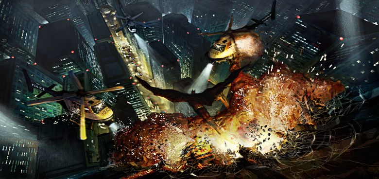 The Dark Knight Rises Environment Concept Art